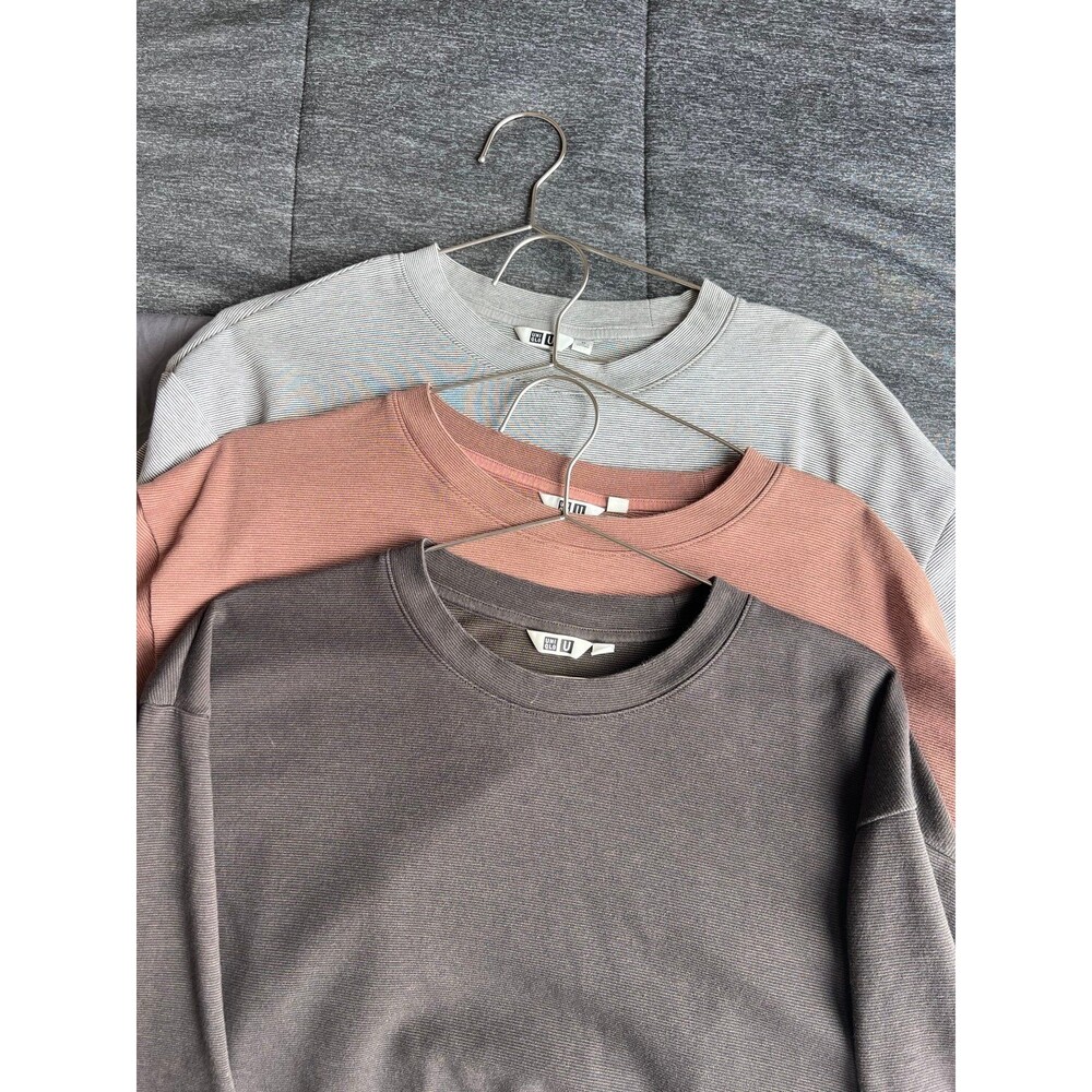 UNIQLO Bundle Cotton Oversized T-Shirt | Half-Sleeve | Striped